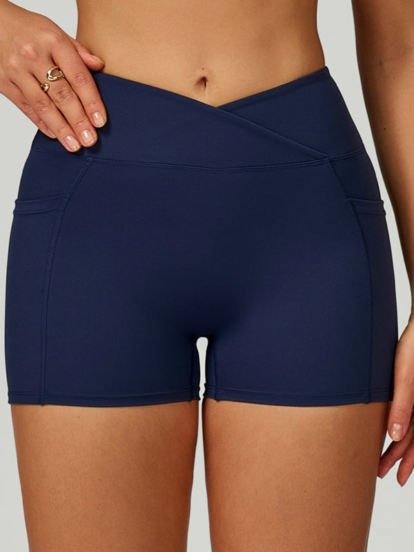 ZASUWA Female V shape-waist Pocket Shorts