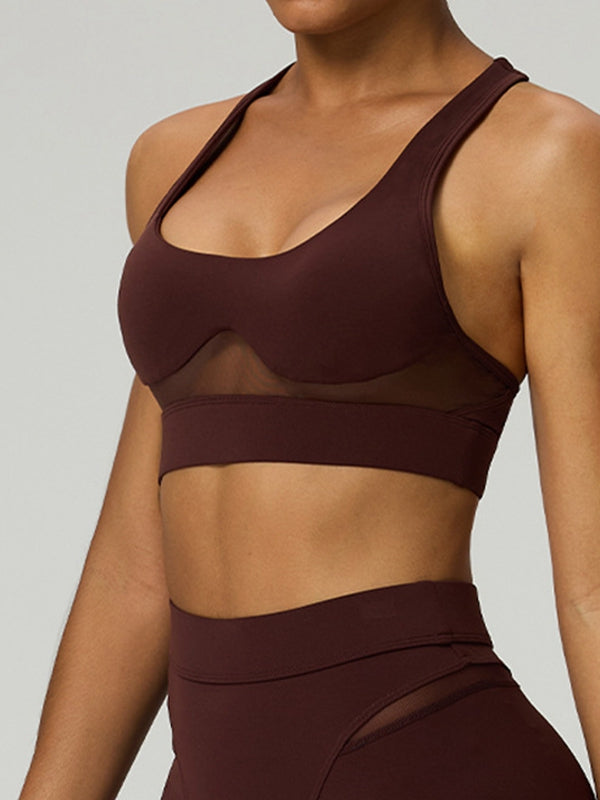 ZASUWA Female Sexy Sheer Mesh Push Up Hip-lift Leggings