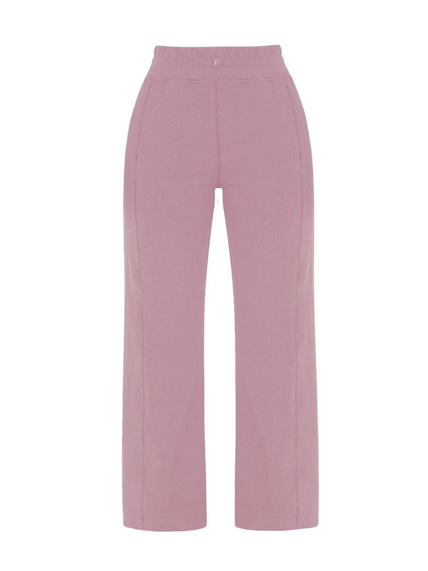ZASUWA Female Ribbed Pocket Casual Pants