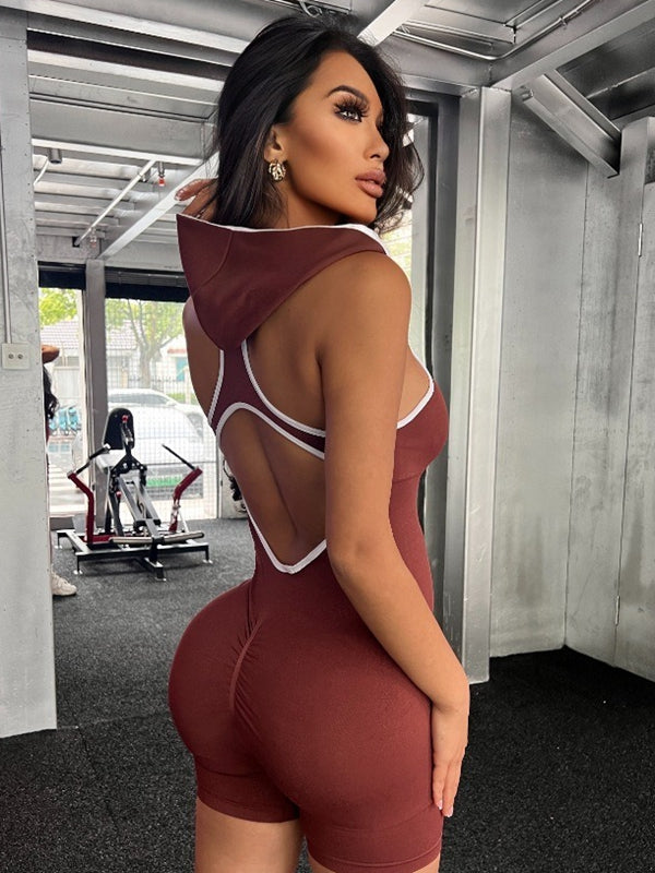 ZASUWA رومبير نسائي بغطاء رأس مجوف ومكشكش