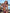 ZASUWA Female Contrast Color Flower Print Beach Bikini Set