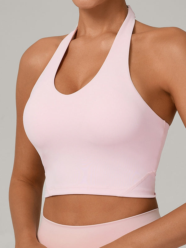 ZASUWA Female Halter Backless Tank
