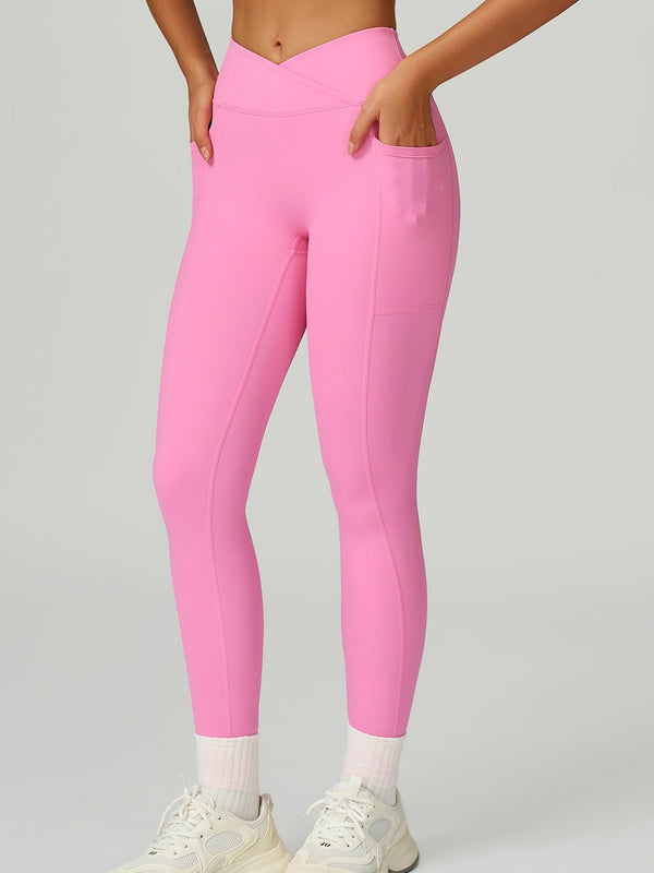 ZASUWA Female V shape-waist Pocket Leggings