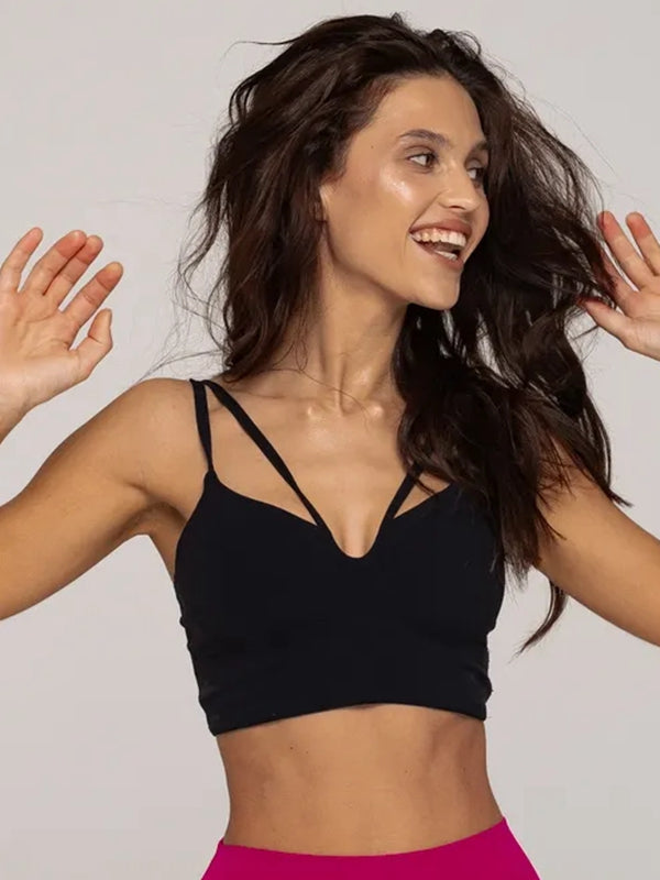 ZASUWA Female V Collar Sports Bras